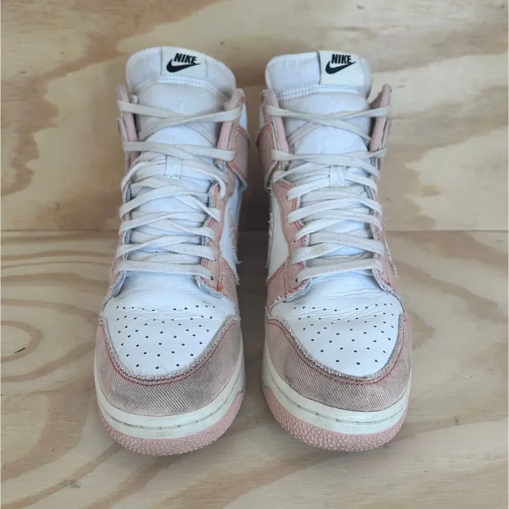 Nike - Dunk High 1985 - Sneakers - White/Pink - Women's - 10 - DV1143-800